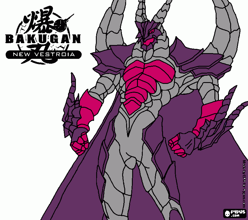 Bakugan-Percival boyama