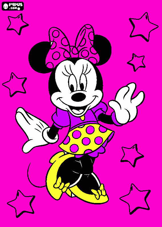 minimouse boyama